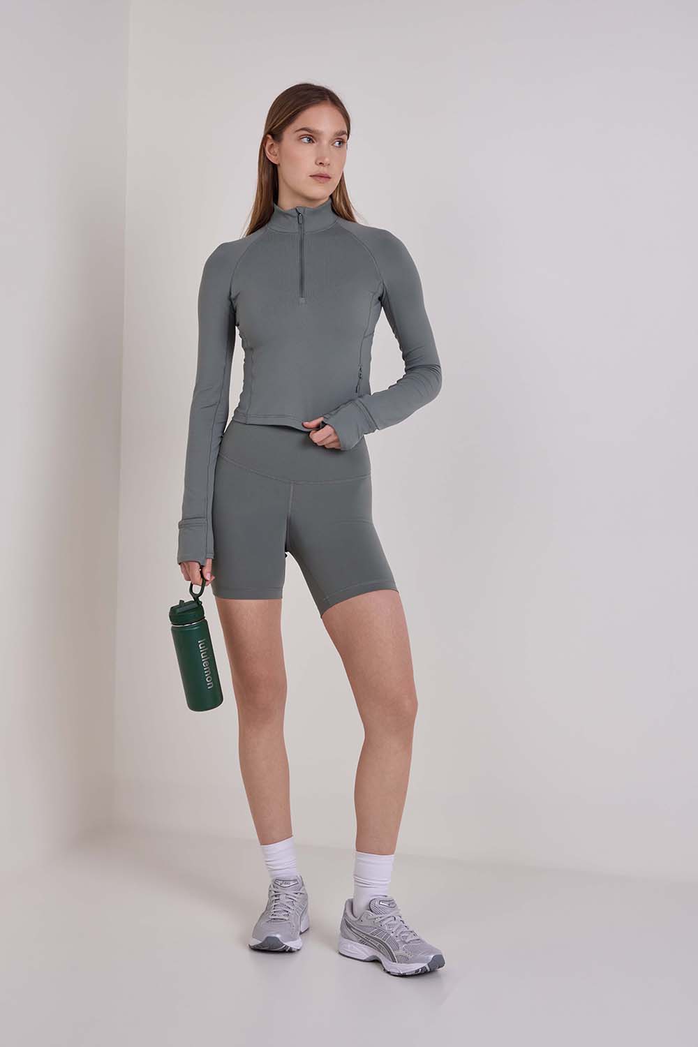 It's Rulu Cropped Half Zip